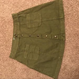 Forever 21 Forest Green Mini Skirt Size S